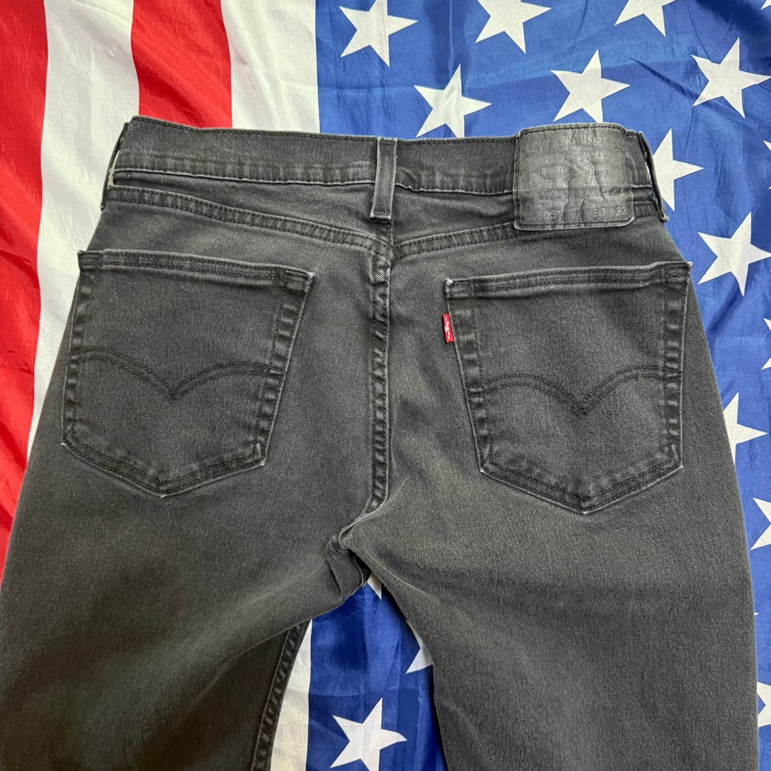 levi's 505 리바이스 505 데님 블랙진 30x32 -23 상품이미지7