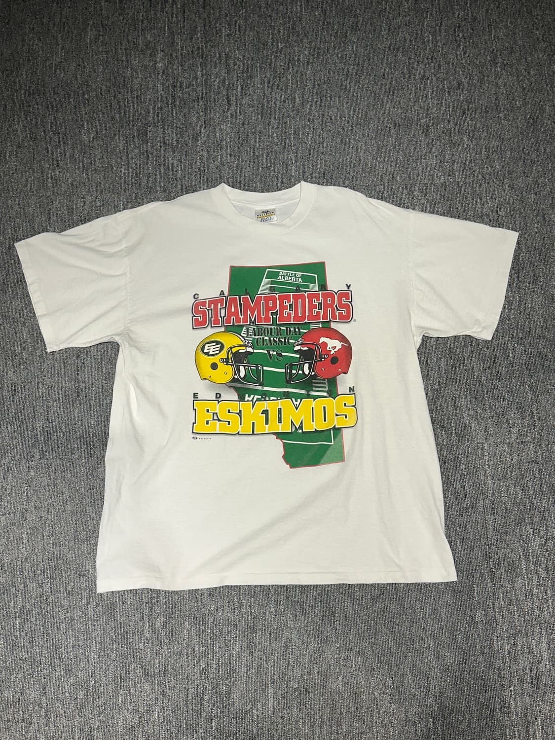 90s american vintage 프린팅 반팔  XL 상품이미지1