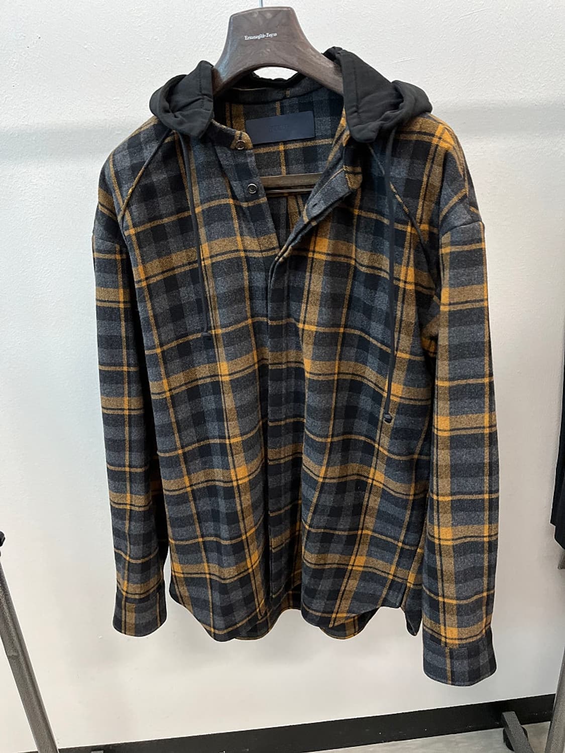 105) 준지 후드 플란넬 셔츠  상품이미지4