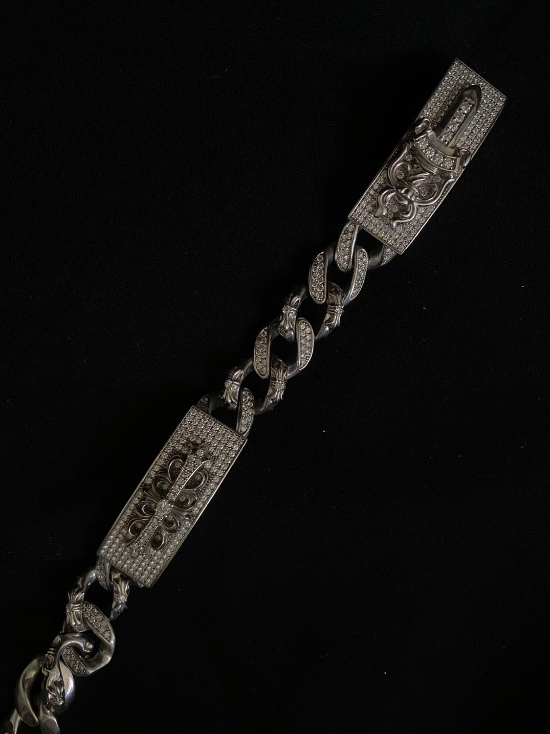 크롬하츠 모이사 풀 파베 대거ID팔찌 상품이미지7