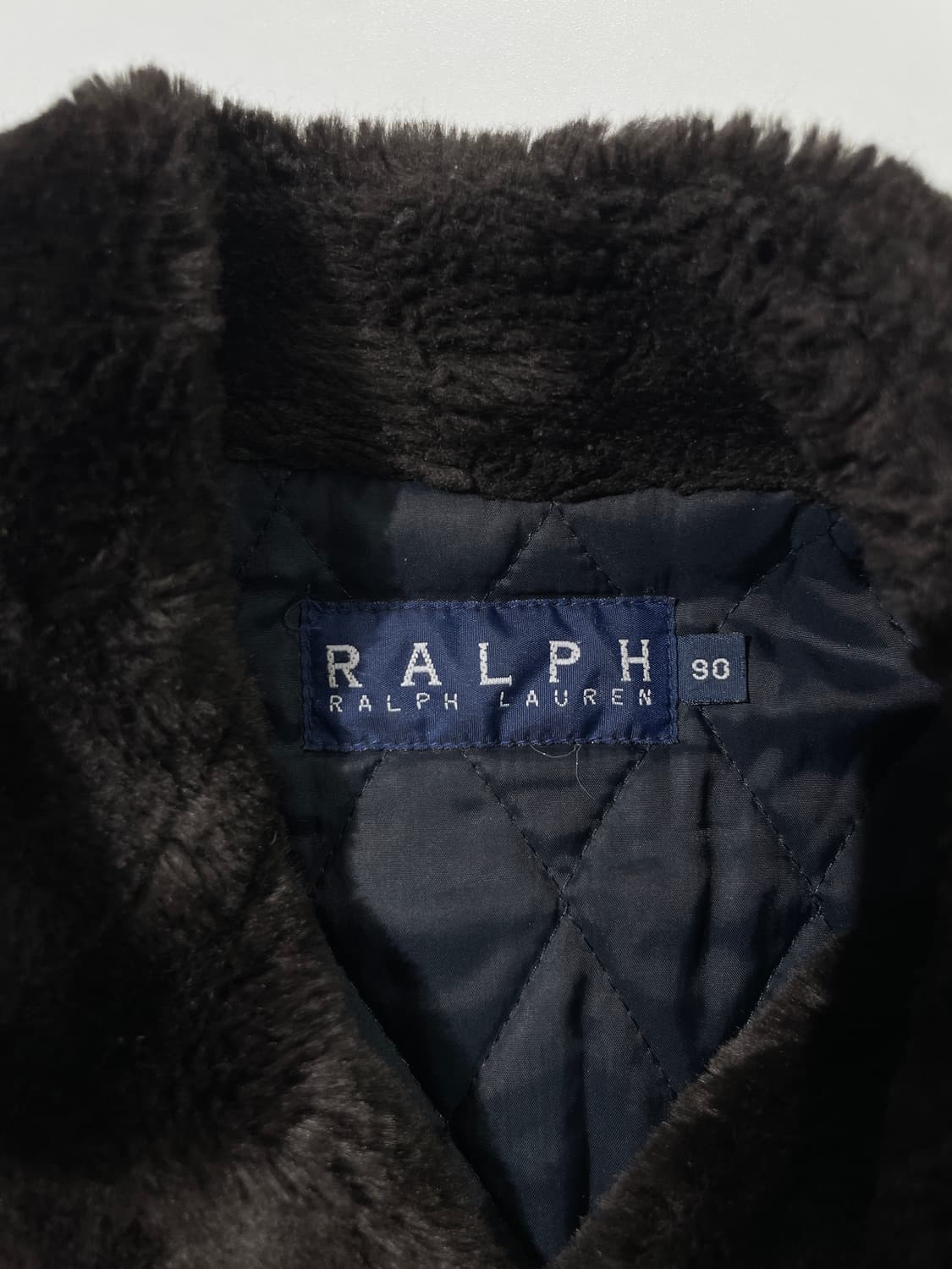 랄프 랄프 로렌 블랙 무스탕 누빔 자켓 상품이미지7