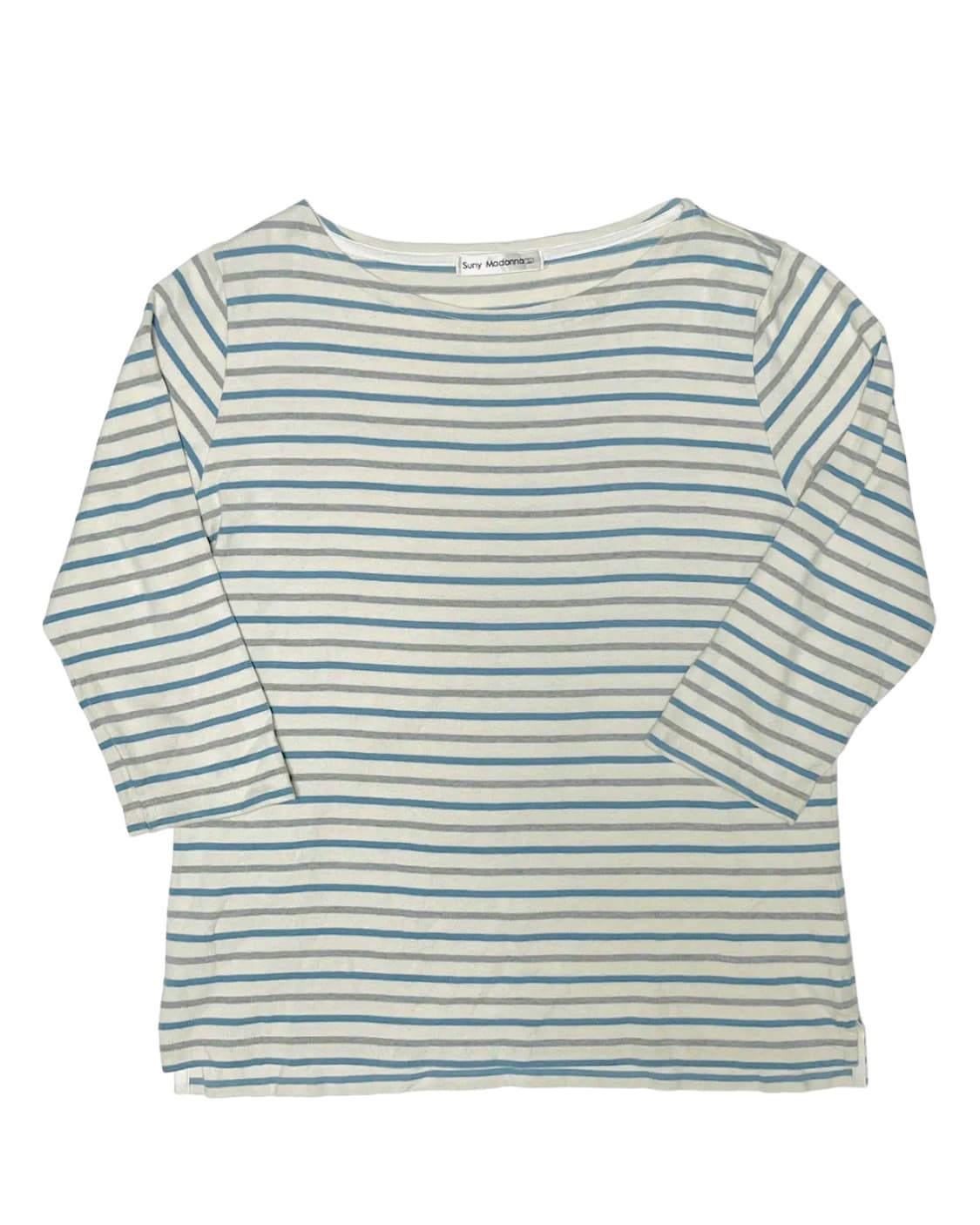 Blue&gray stripe t shirt 상품이미지1