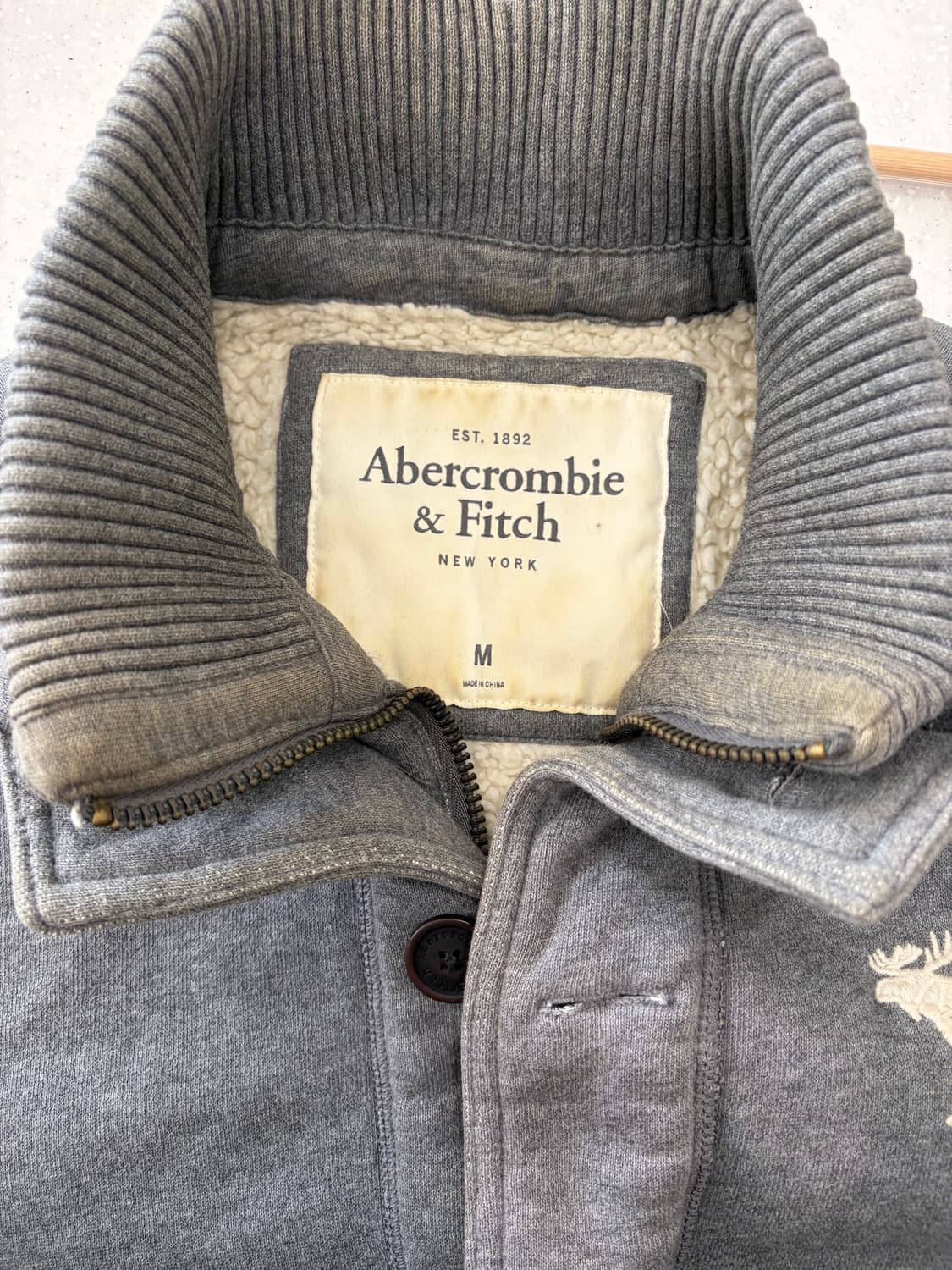 아베크롬비 골지넥 집업 상품이미지5