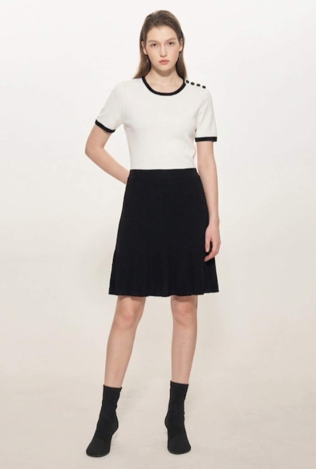 (새상품)칼라거펠트 니트 원피스 S사이즈 상품이미지1