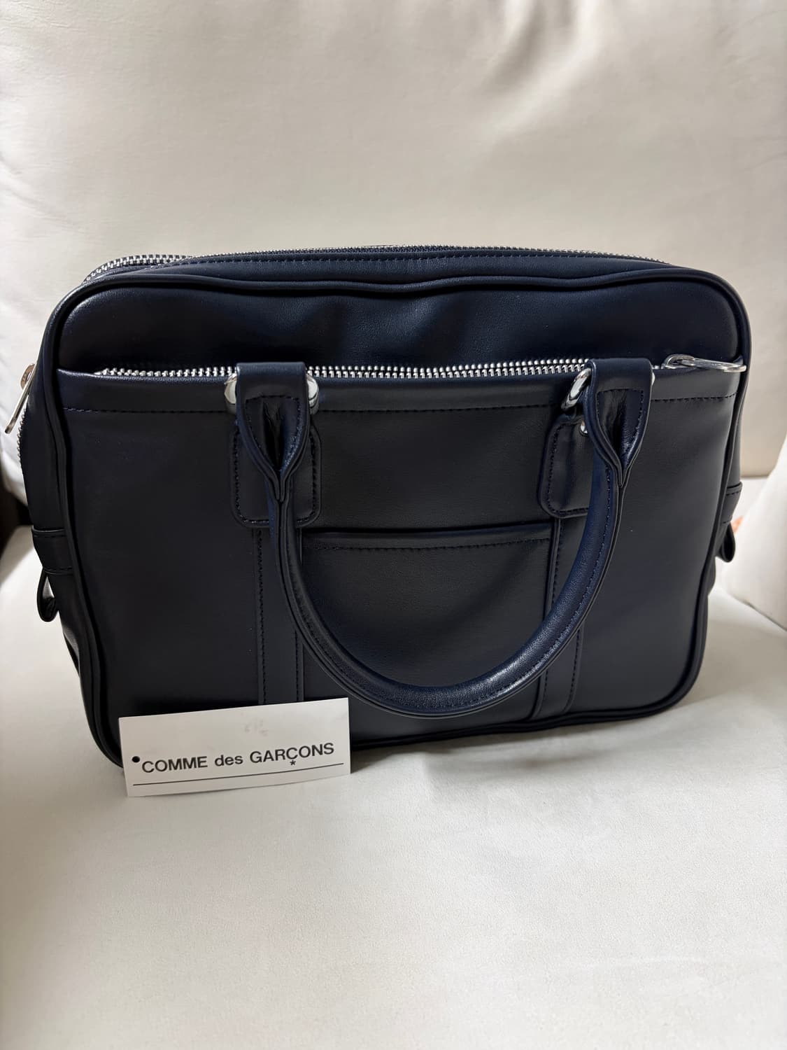 꼼데가르송 스쿨백 S (네이비)  상품이미지1