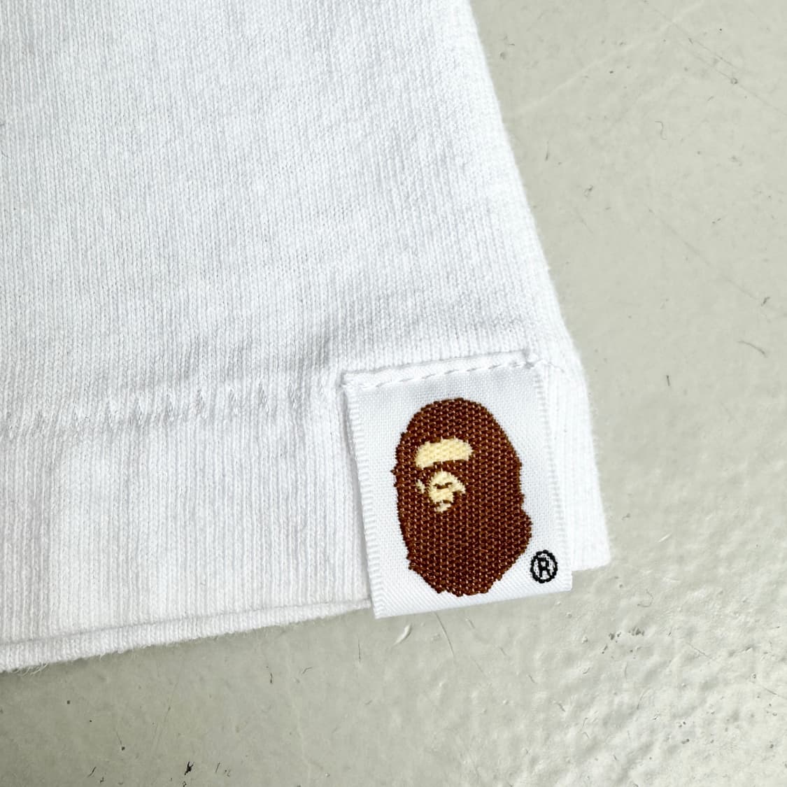 베이프 제팬 컬리지 시티 빅사루 반팔 티셔츠 화이트 상품이미지5