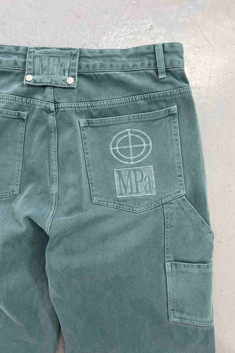 플라스틱프로덕트 MPa PAINTER DENIM PANTS (EMERAL 상품이미지1