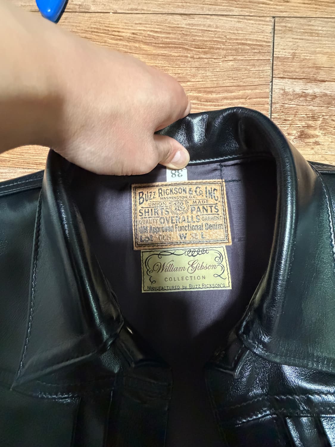 버즈릭슨 윌리엄 깁슨 레더 자켓 38사이즈 상품이미지4