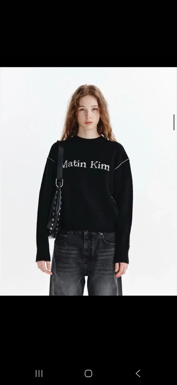 마뗑킴 컬러라인 니트 공용M사이즈 상품이미지2