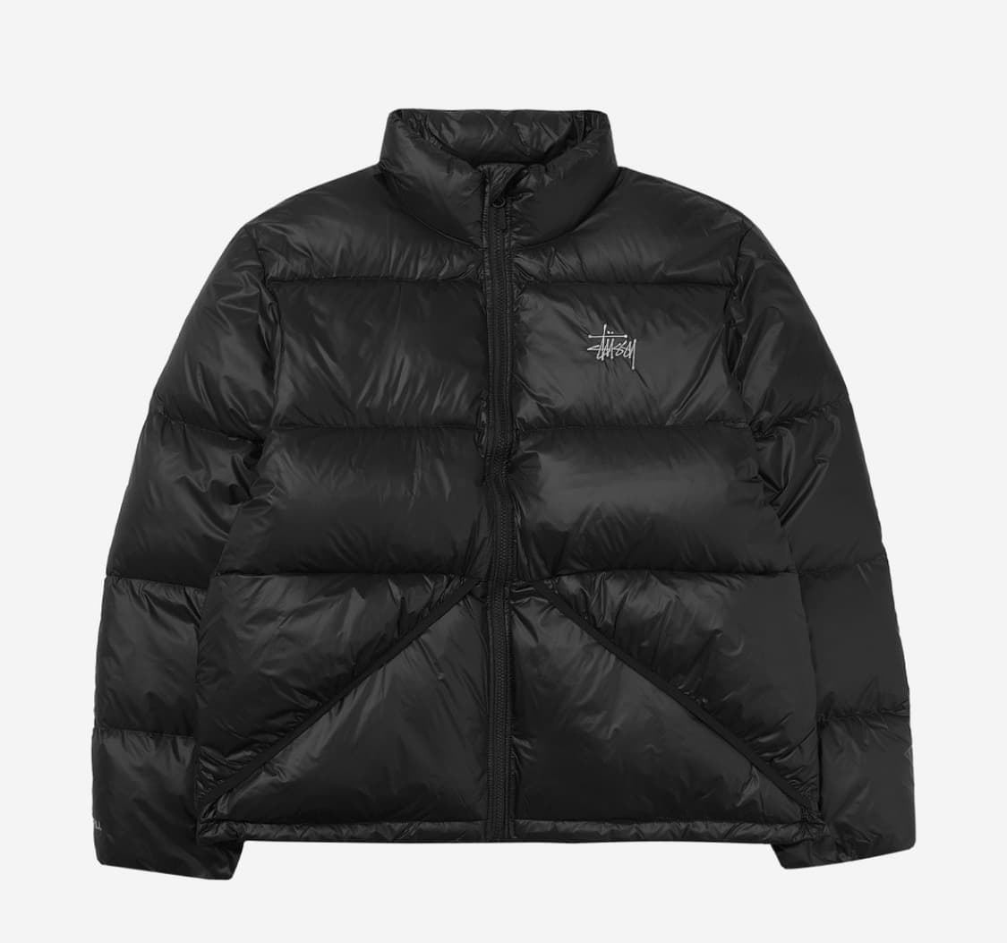 스투시 마이크로 립스탑 다운 자켓 제트 블랙 L 상품이미지1
