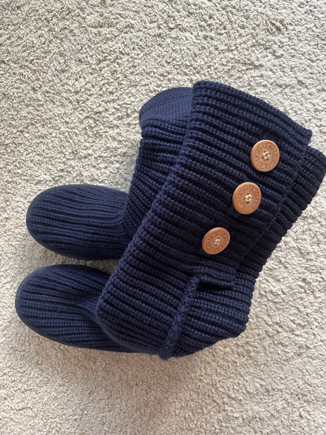 어그 니트 카디 부츠 네이비 (240) 상품이미지7