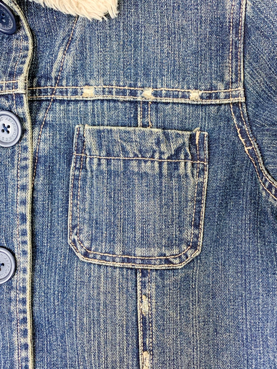 Abercrombie & Fitch Brand Denim Jacket 상품이미지5