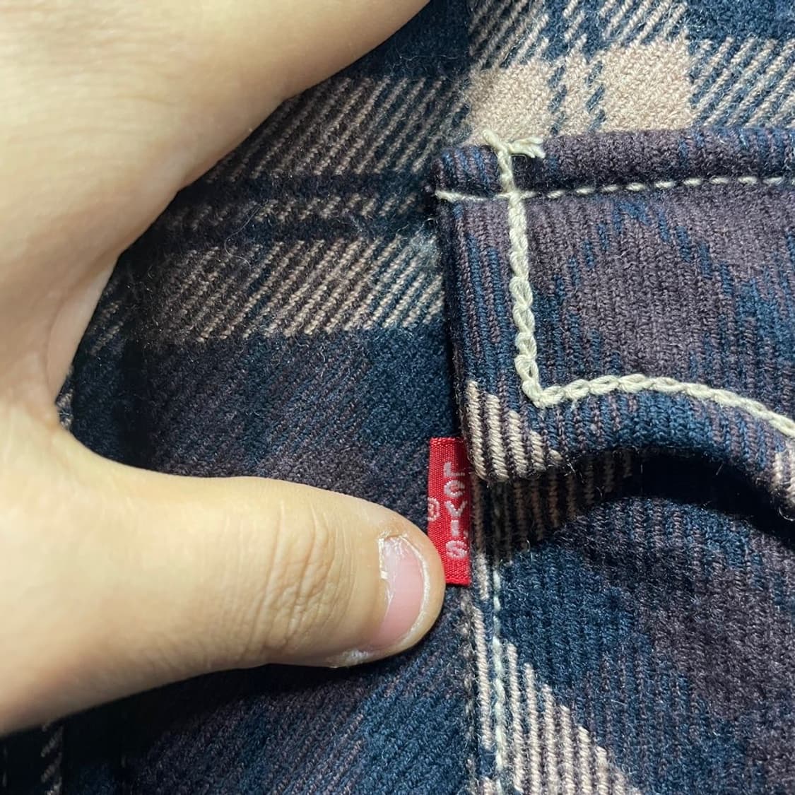 리바이스 워크웨어 체크자켓 상품이미지6