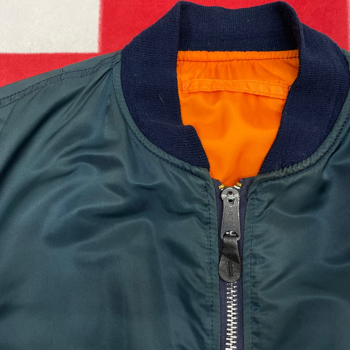 알파인더스트리 ma-1 항공점퍼 L  상품이미지5