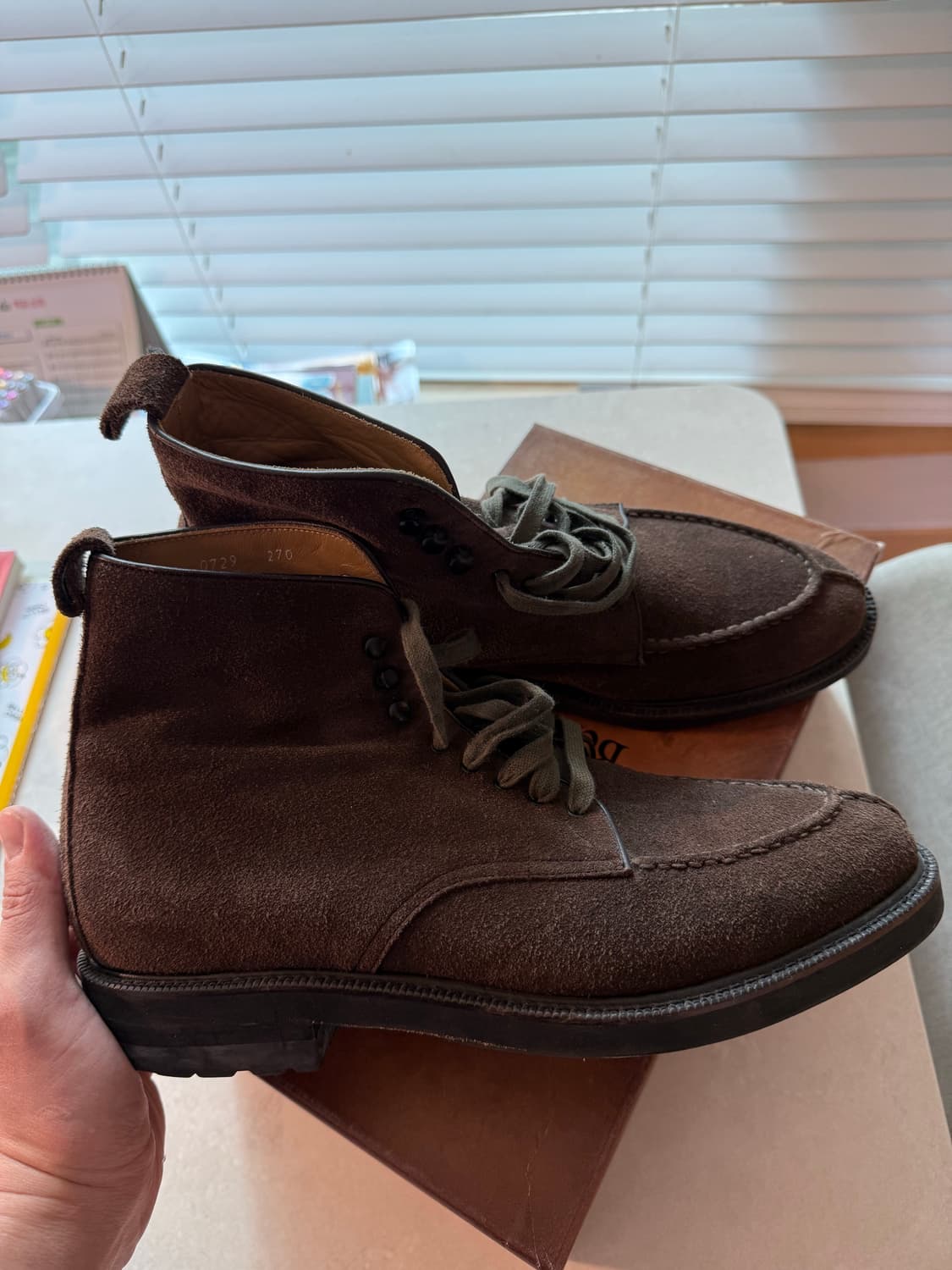 스웨이드 탱커 부츠, 코스 블랙 더비 270 상품이미지1