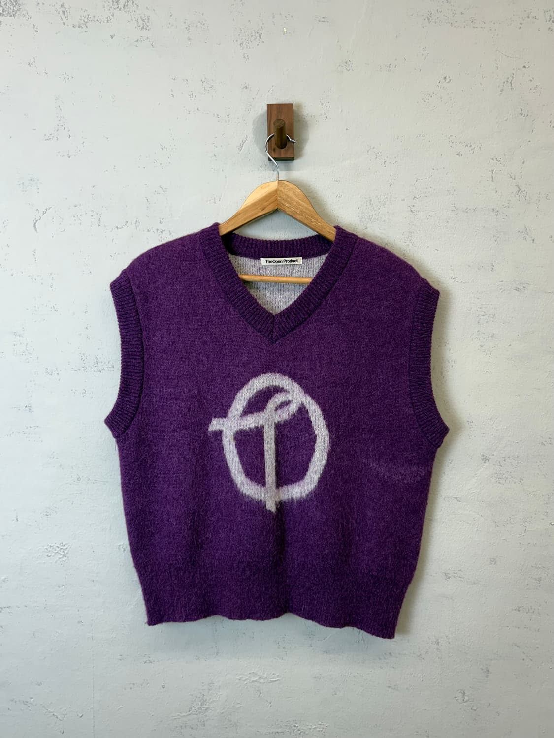 더오픈프로덕트 모헤어 베스트 퍼플 상품이미지1