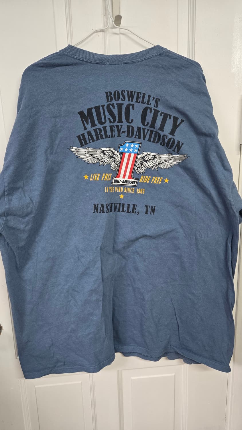 할리데이비슨 빈티지 티셔츠 상품이미지5