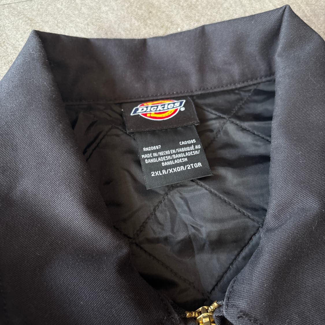 디키즈 정품 아이젠하워 누빔 블랙 워크 자켓  상품이미지5