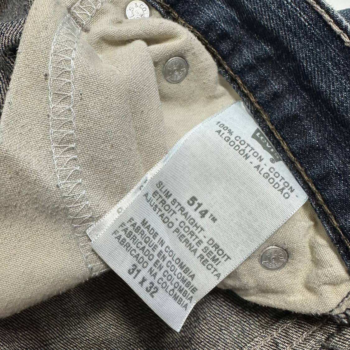 리바이스 514 W31 L32 상품이미지3