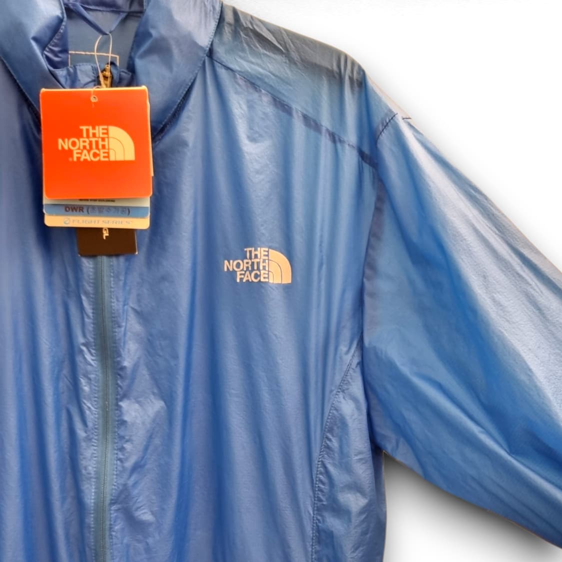 노스페이스 플라이트 경량 바람막이 블루 M 새상품 상품이미지5