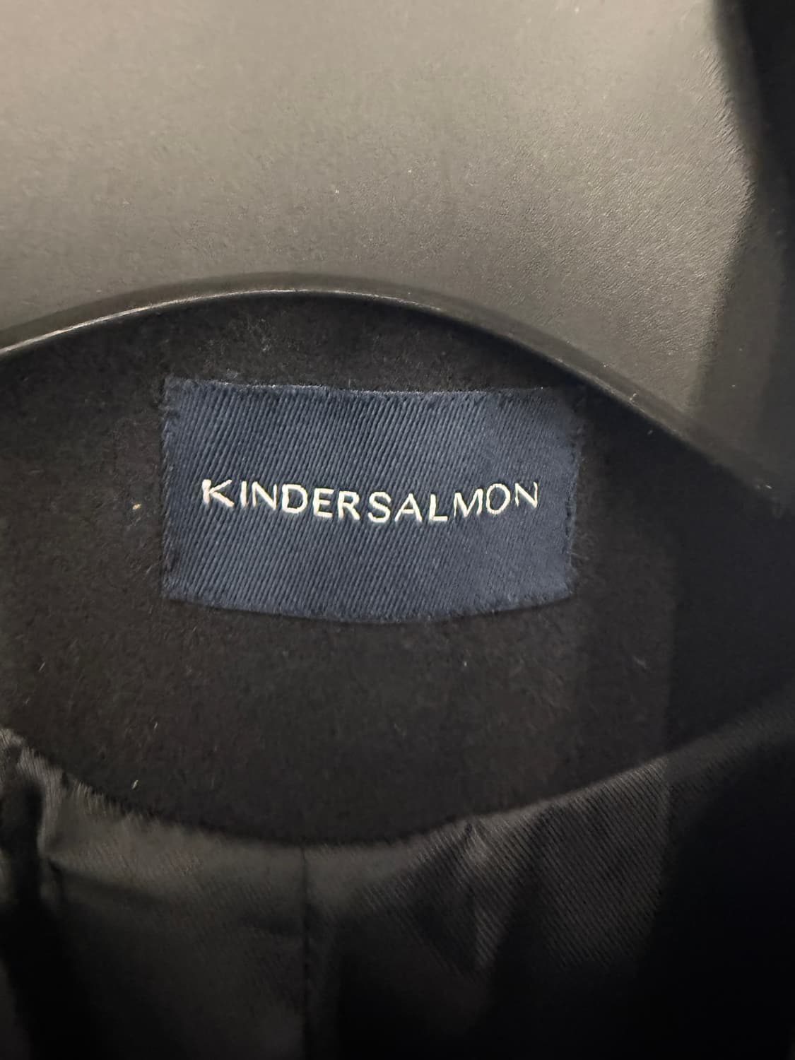 킨더살몬 에센셜 캐시미어 싱글 코트 상품이미지4