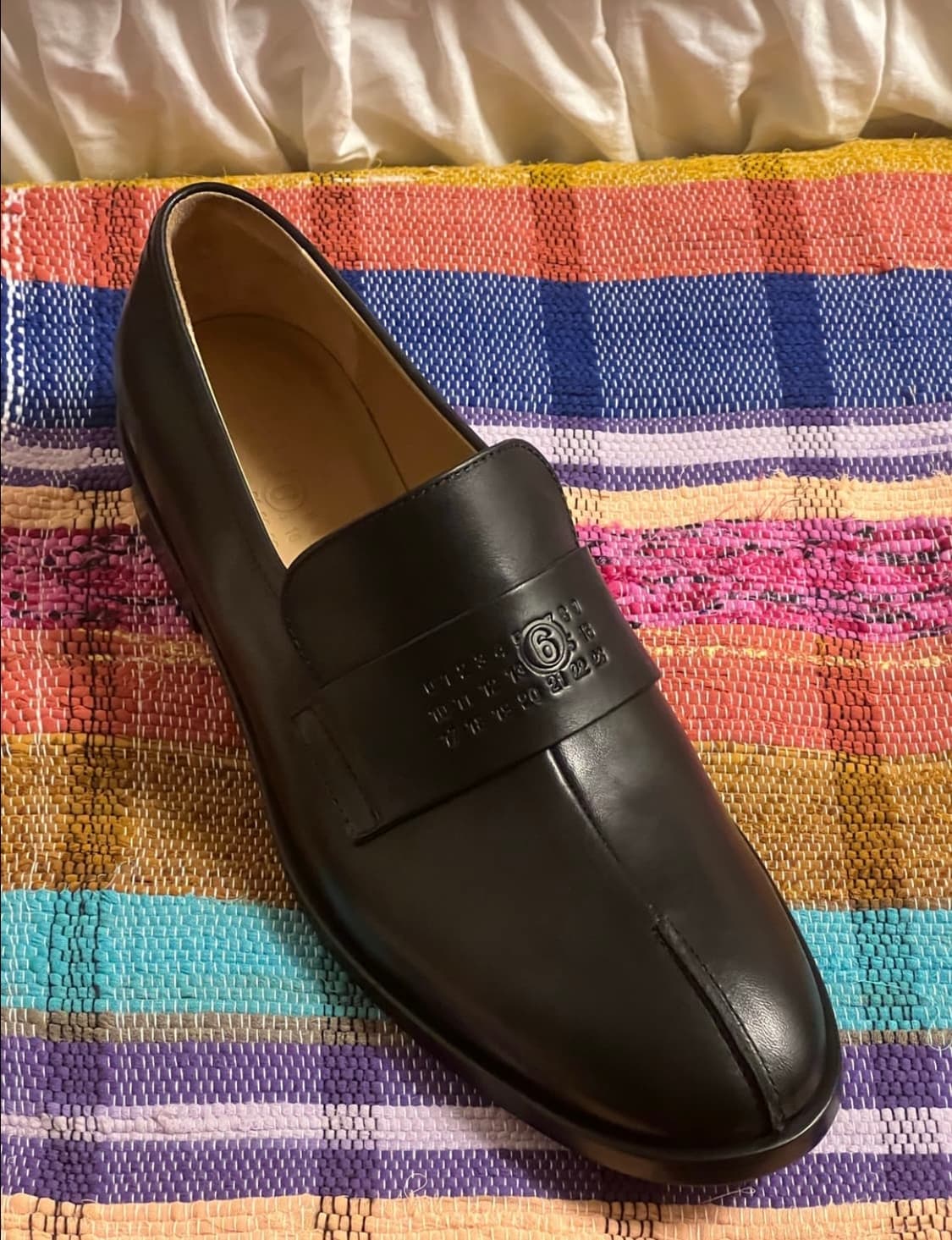 메종 마르지엘라 블랙 로퍼 39(새상품) 상품이미지4