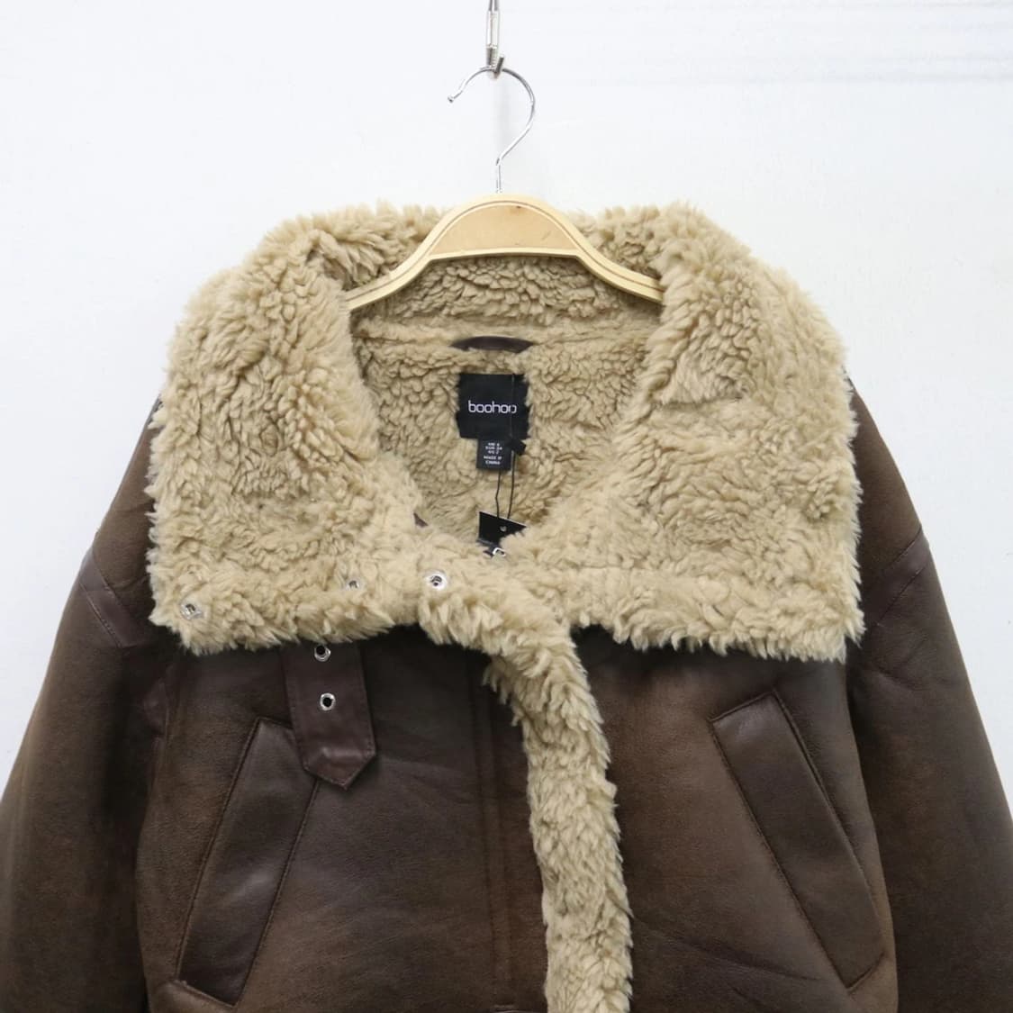 [미사용품] BOOHOO 하이넥 무스탕 60066 상품이미지7