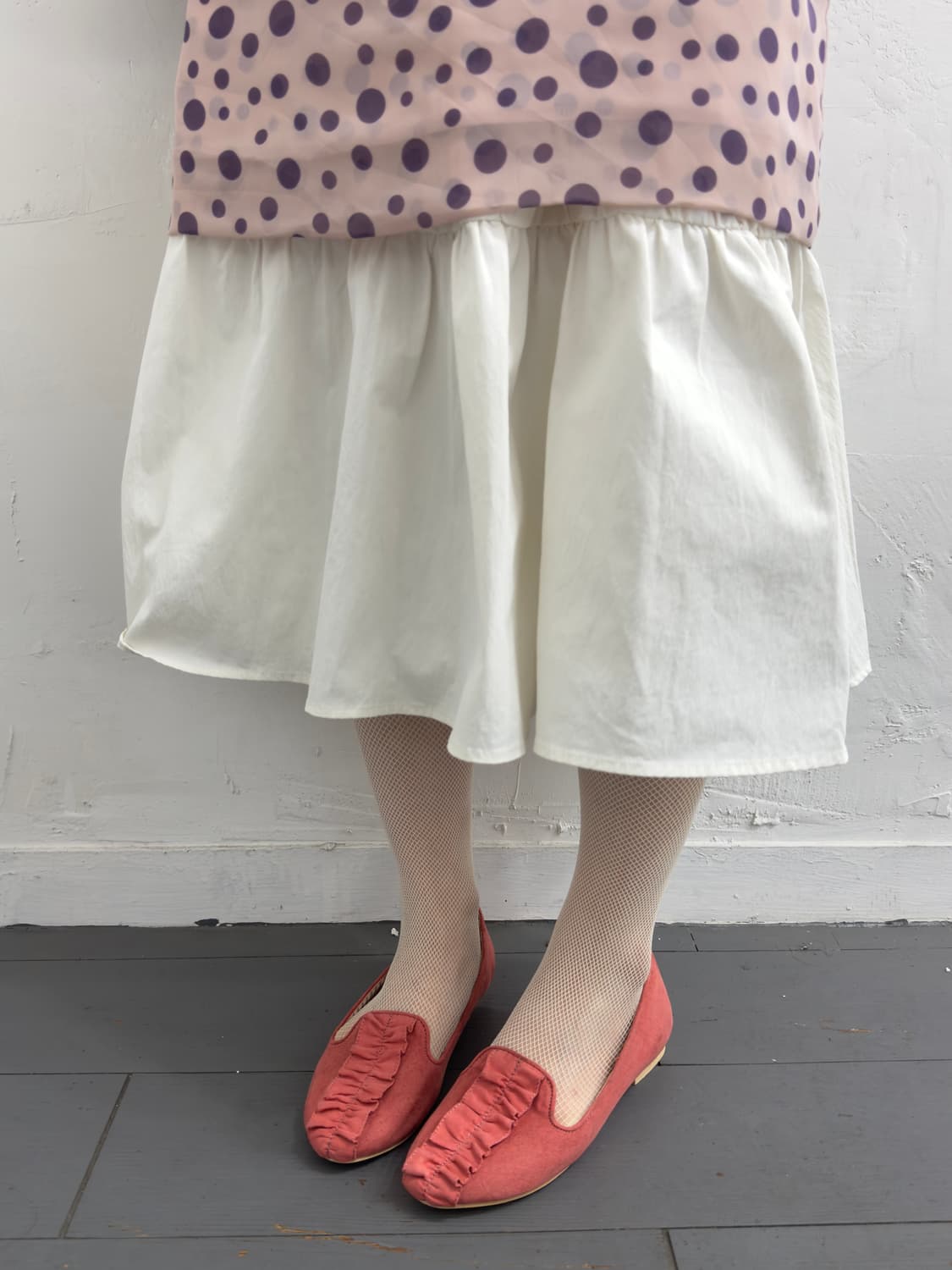 frill suede shoes 상품이미지4