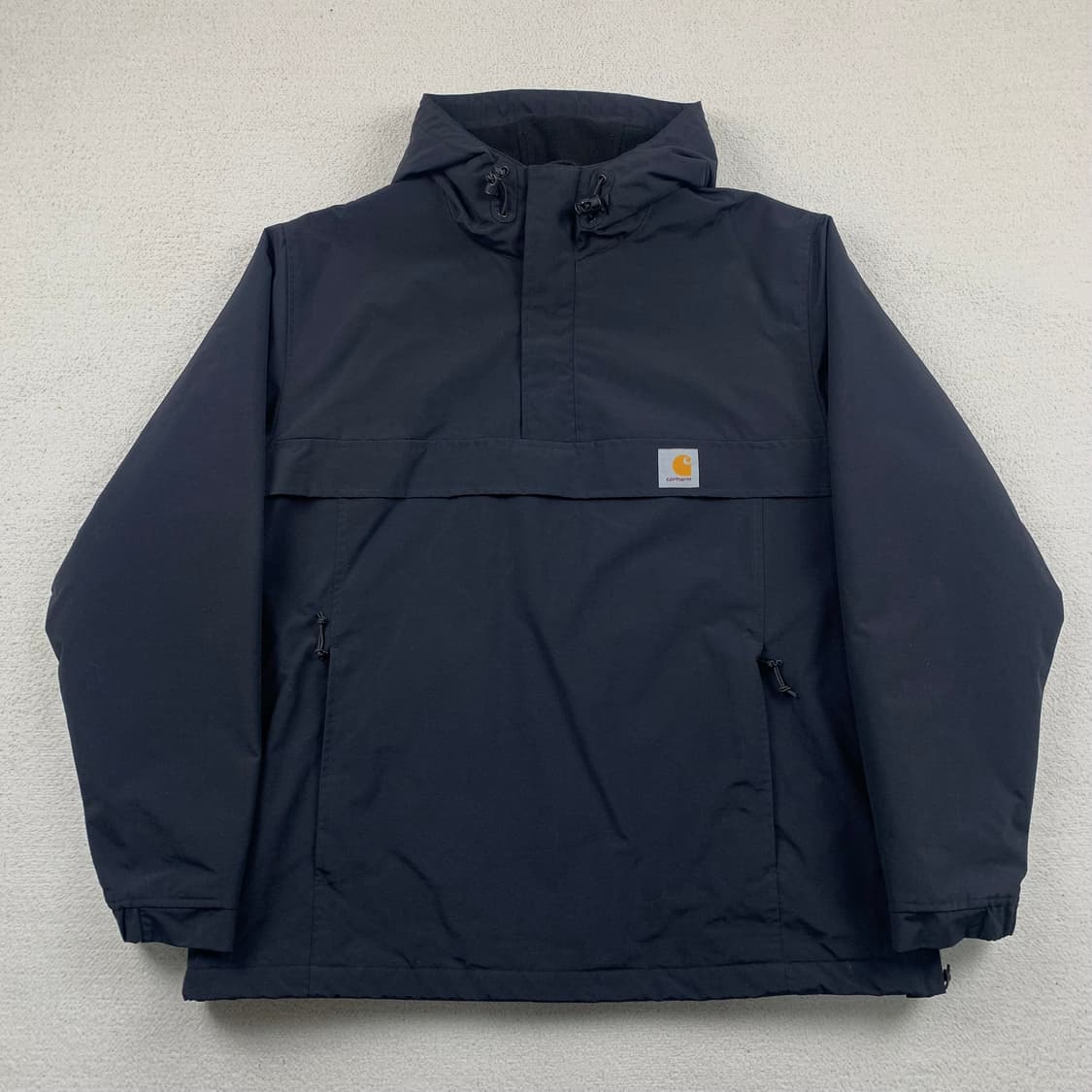 칼하트 WIP 님버스 풀오버 아노락 자켓 블랙 상품이미지1