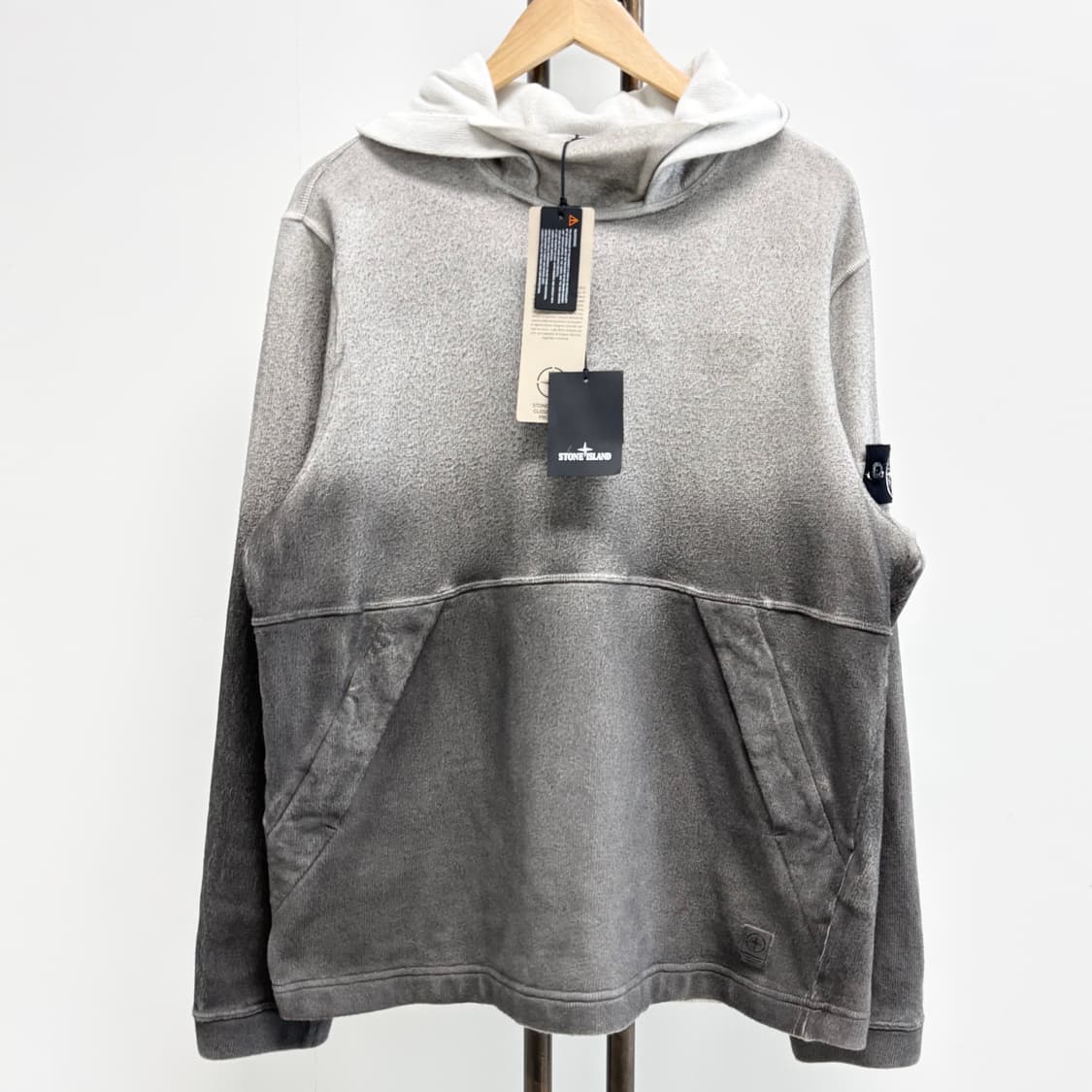 [L]스톤아일랜드 리사이클드 후드티 상품이미지1