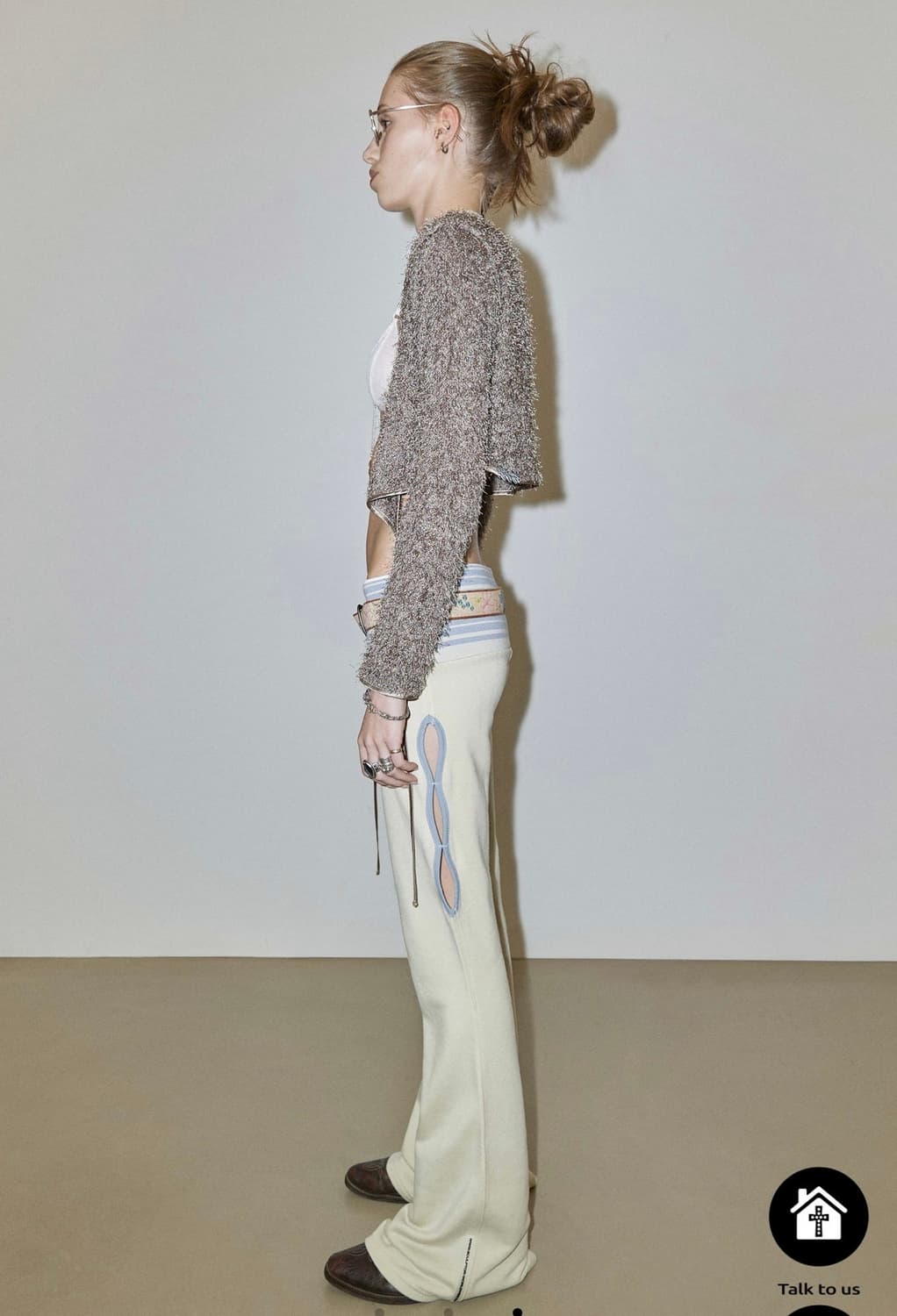 Sculptor Cut Out Stripe Sweatpants Raw 상품이미지2