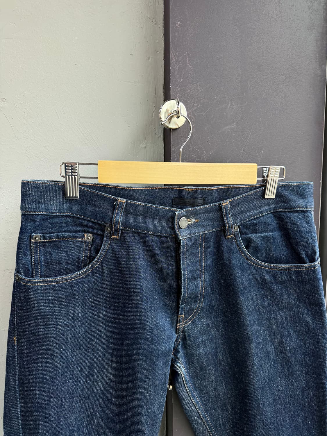 31~32/ 프라다 백패치 데님 셀비지 팬츠 상품이미지3