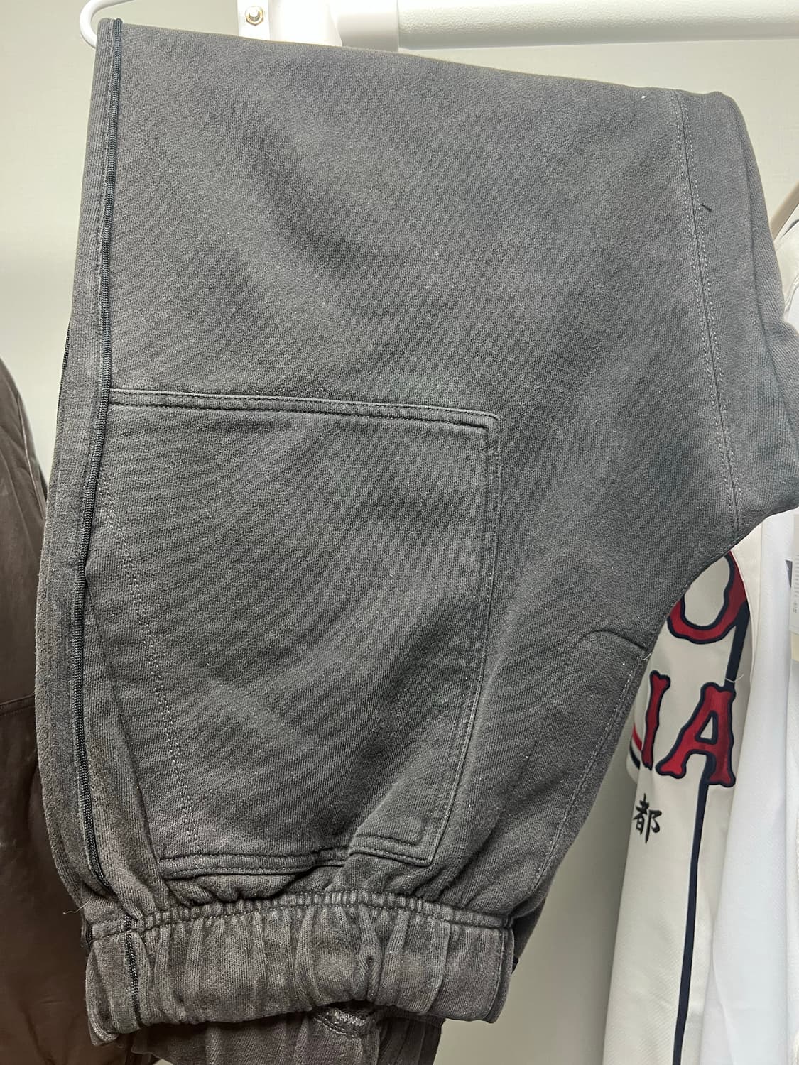 (2)폴리테루 퍼티그팬츠 워시드 블랙 상품이미지4