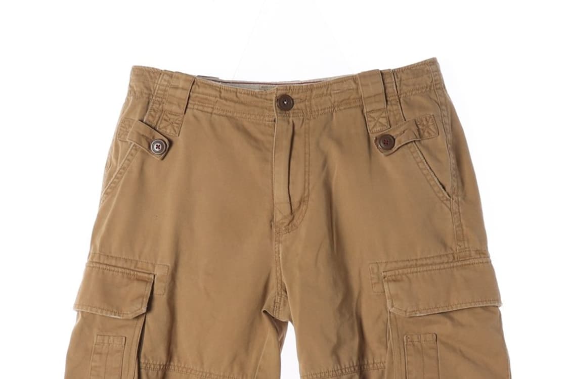 후아유 베이지 멀티 포켓 카고 하프 팬츠 L 상품이미지3