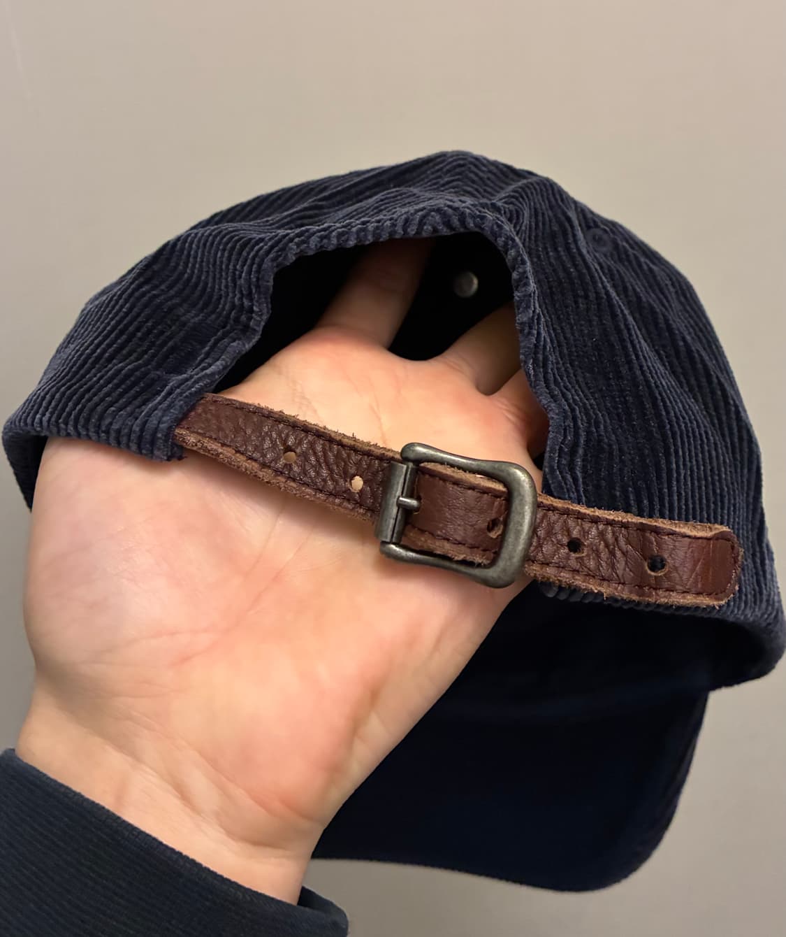 (F)폴로랄프로렌 베이스볼 코듀로이 네이비 볼캡모자 블랙 상품이미지6