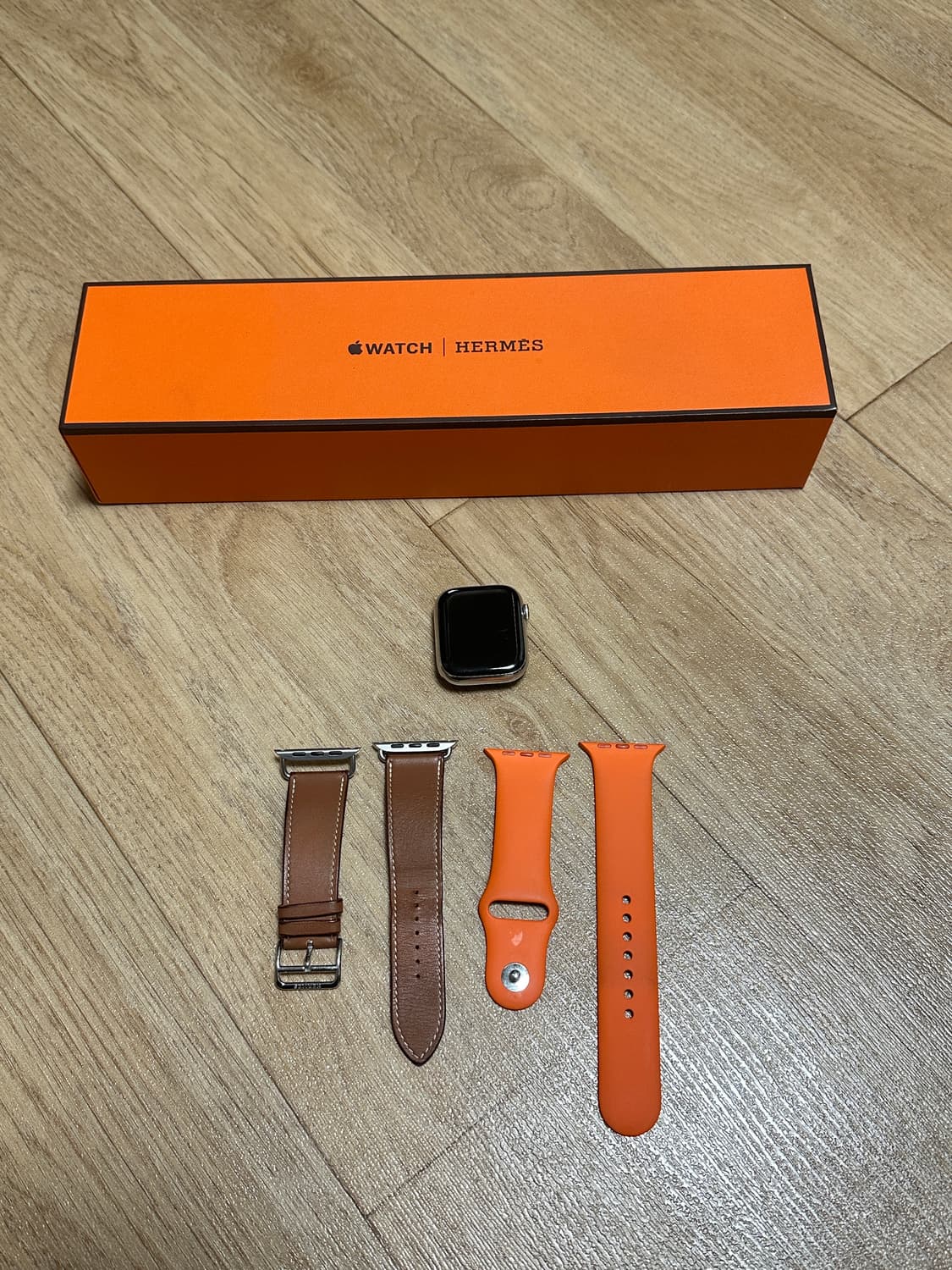 애플워치7 에르메스 45mm 풀박스 배터리80% 상품이미지3
