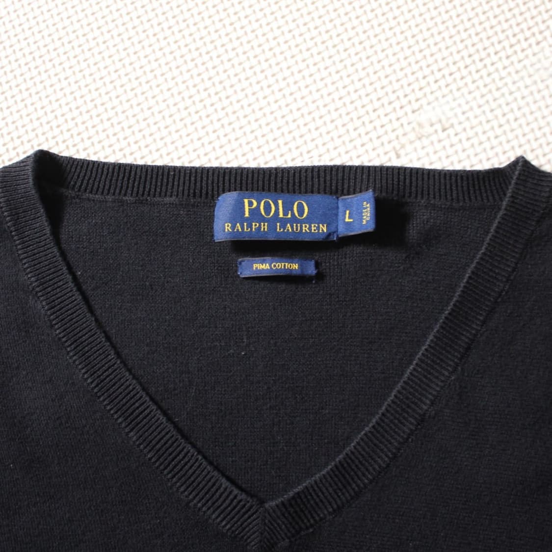 Polo 폴로 랄프로렌 퍼플포니 브이넥 니트 상품이미지4