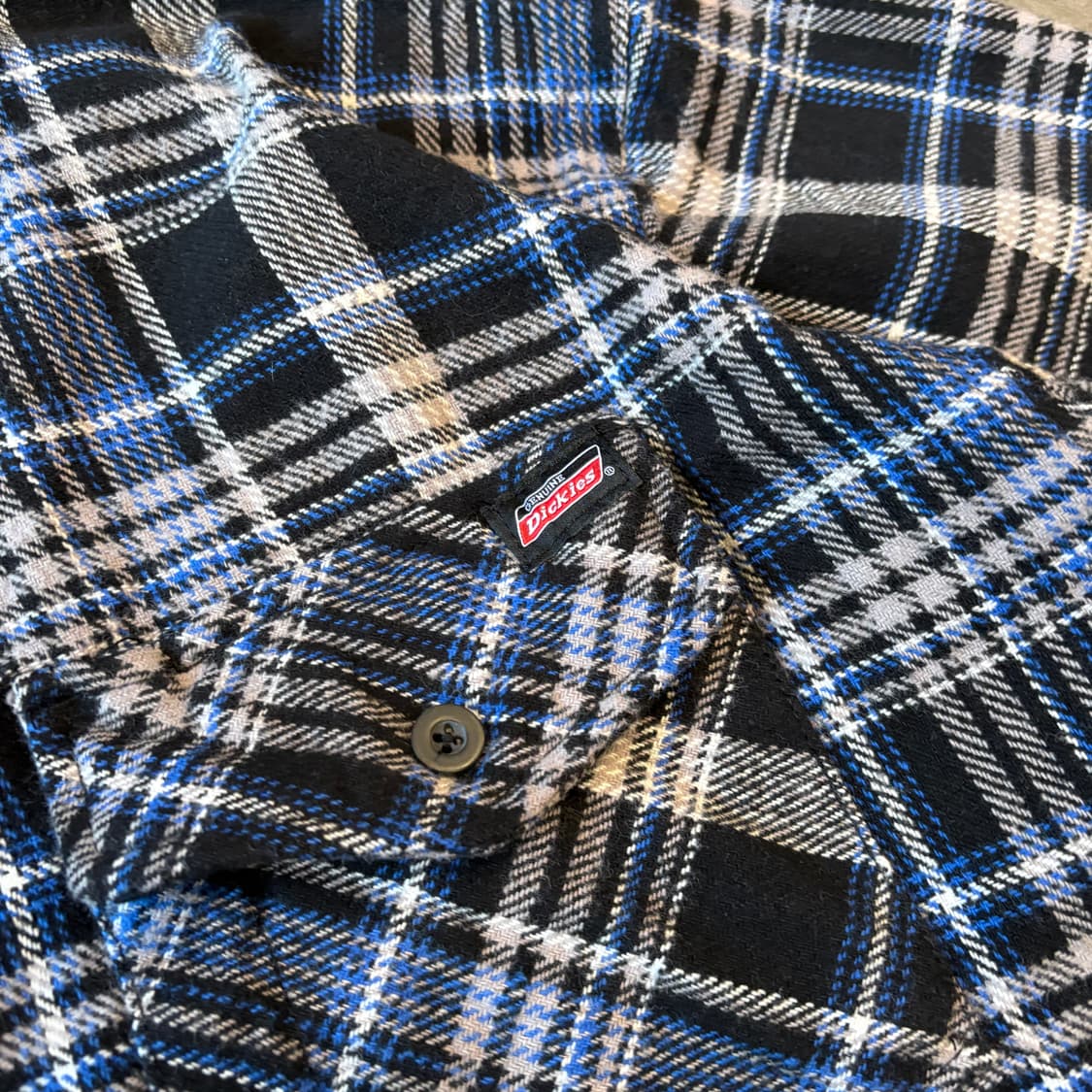 디키즈 정품 해비 코튼 체크 긴팔 셔츠 상품이미지5