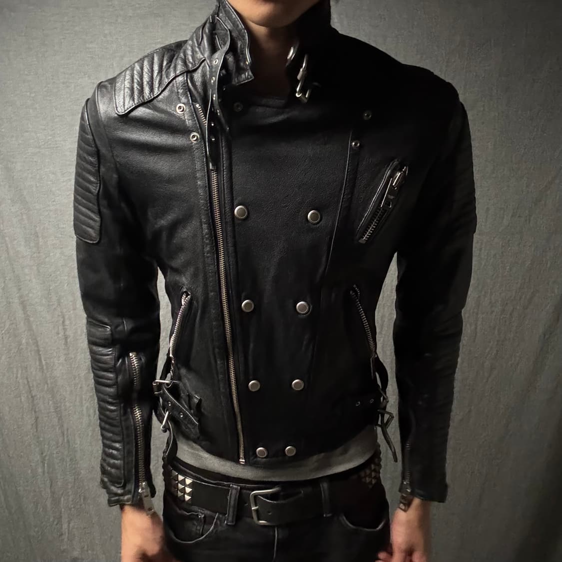 ltaly lamb skin rider jacket 상품이미지2