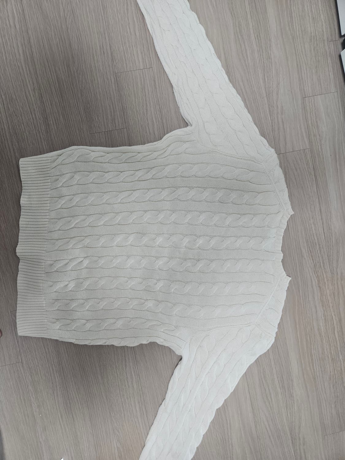 폴로 꽈배기 니트xl 상품이미지2