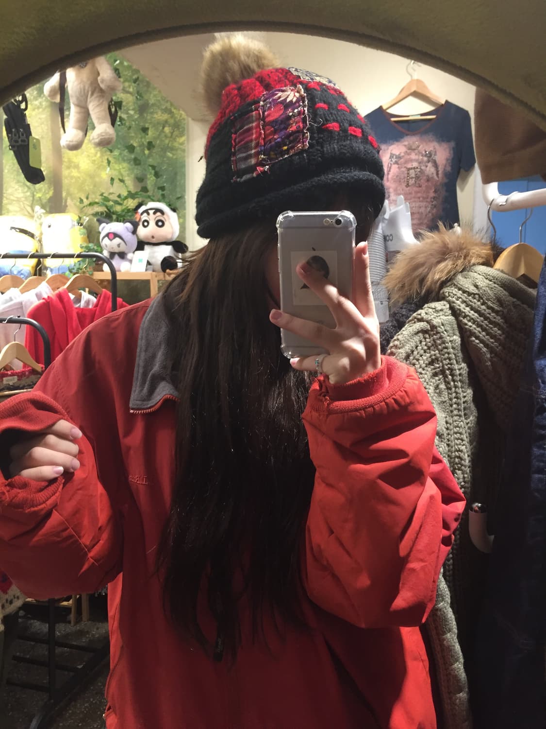 빈티지 패치 비니 상품이미지1