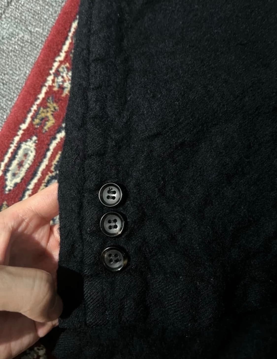 꼼데가르송 옴므 축융울 블레이저 M 상품이미지3