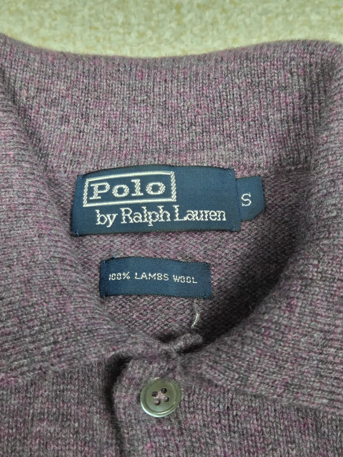 [폴로 랄프로렌] 포니 자수 램스울 카라 니트 | 00279 상품이미지3