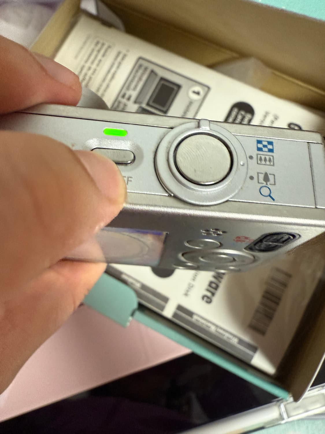 캐논 익서스 70 파워샷 빈티지 디지털 카메라 풀박 작동확인 디카 상품이미지3