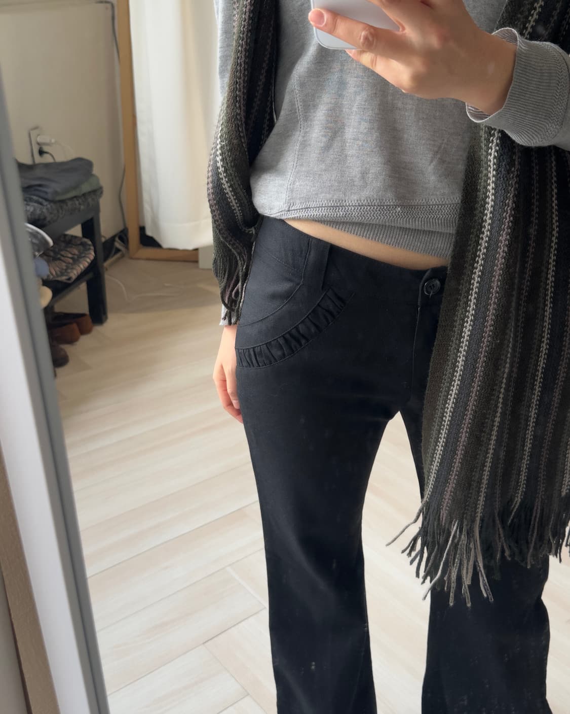 [MORGAN] shirring detail slacks pants 상품이미지1