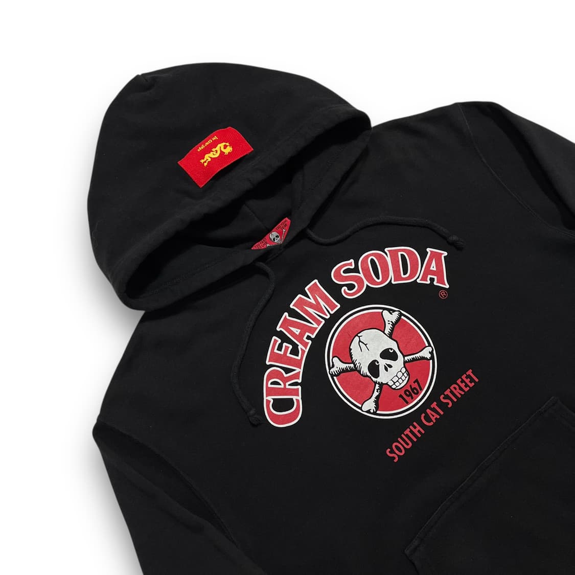 크림 소다 00s 사우스 캣 스트릿 스컬 로고 다크 후디 상품이미지3
