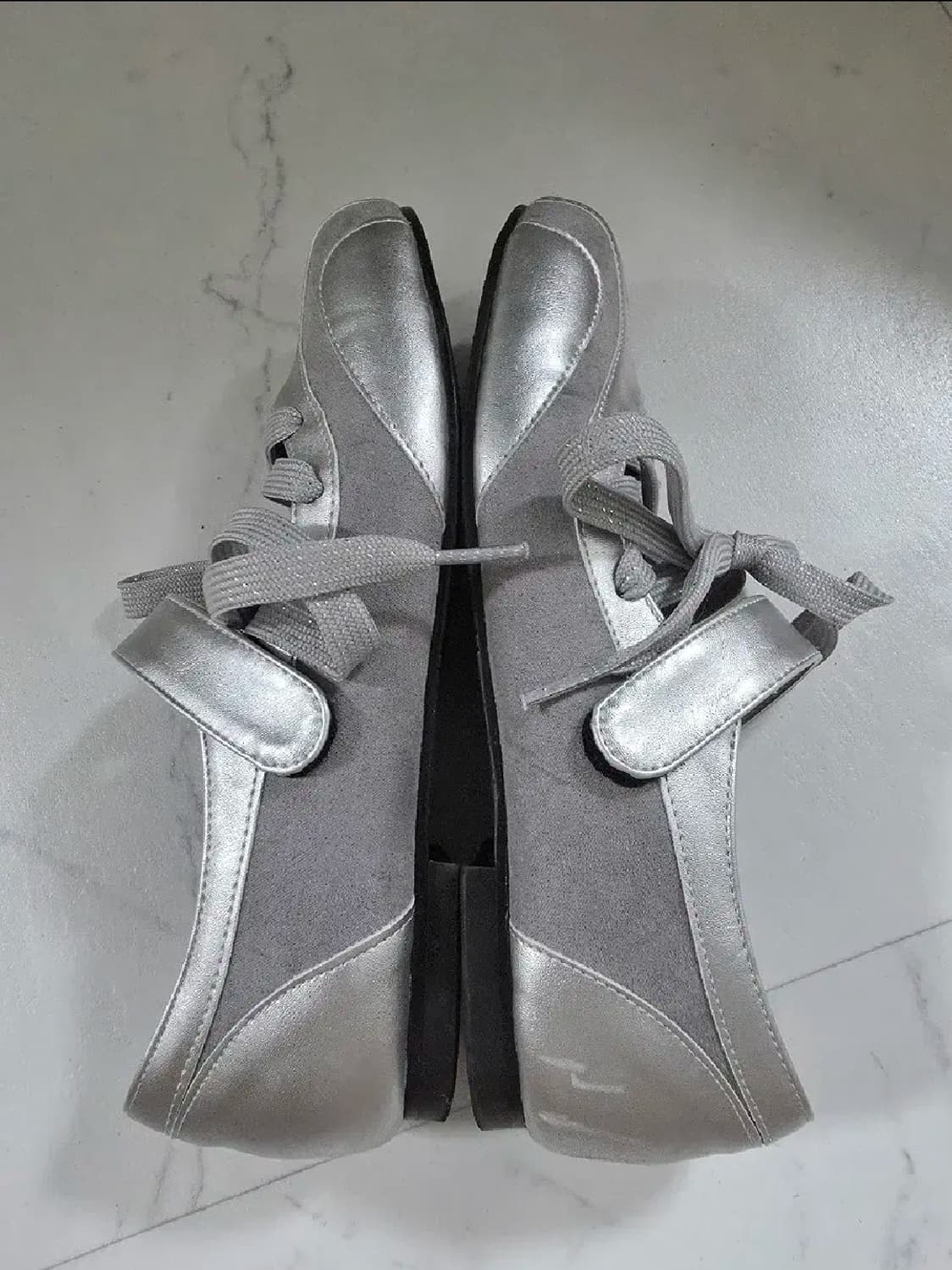 포른른 스트랩 메리제인 슈즈-실버(230) 상품이미지4