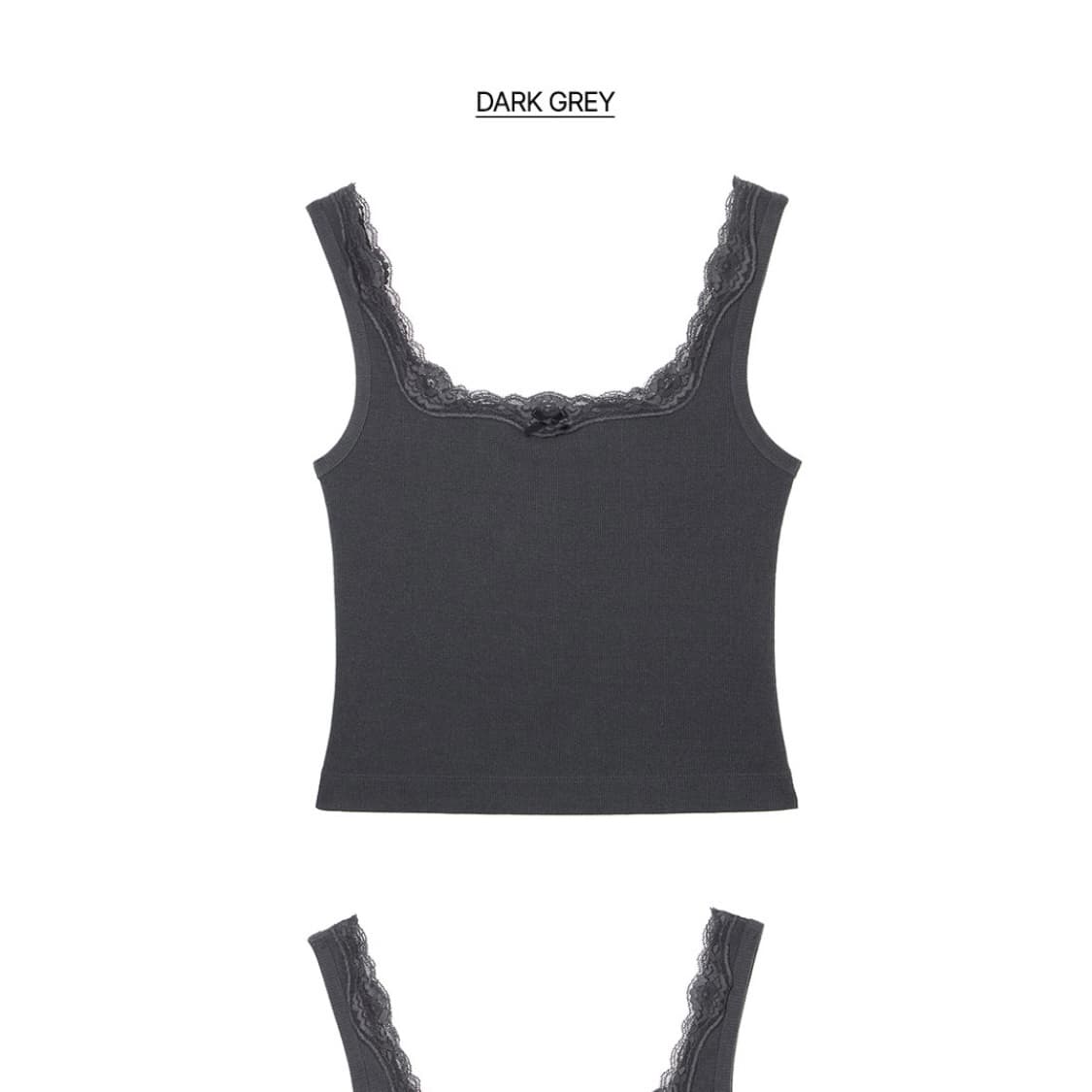 LCDC LACE-TRIM TANK TOP 상품이미지2