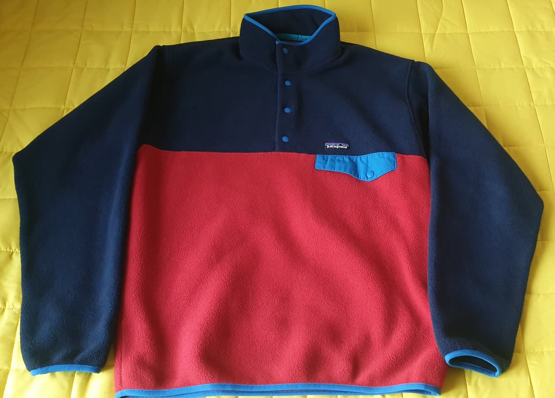 파타고니아 신칠라 스냅티 스웨터 네이비 레드 색상 M
 상품이미지3