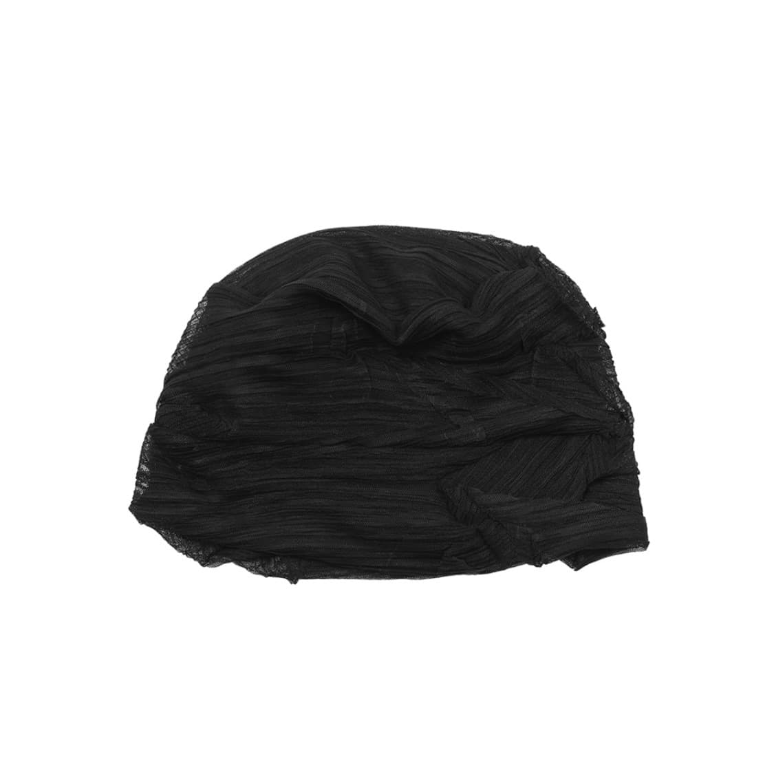 sheer turban beanie black 상품이미지3
